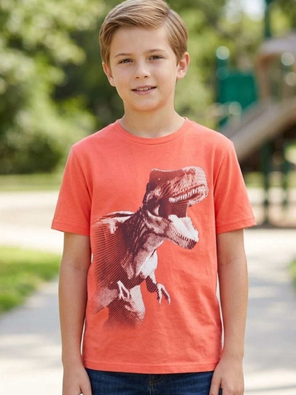 NEW The Children's Place Graphic T Rex Tyrannosaurus Dino Dinosaur Tee Top Shirt